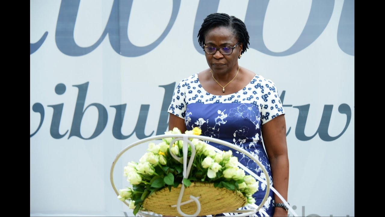 BENIN FIRST LADY CLAUDINE TALON PAYS TRIBUTE TO RWANDA GENOCIDE VICTIMS