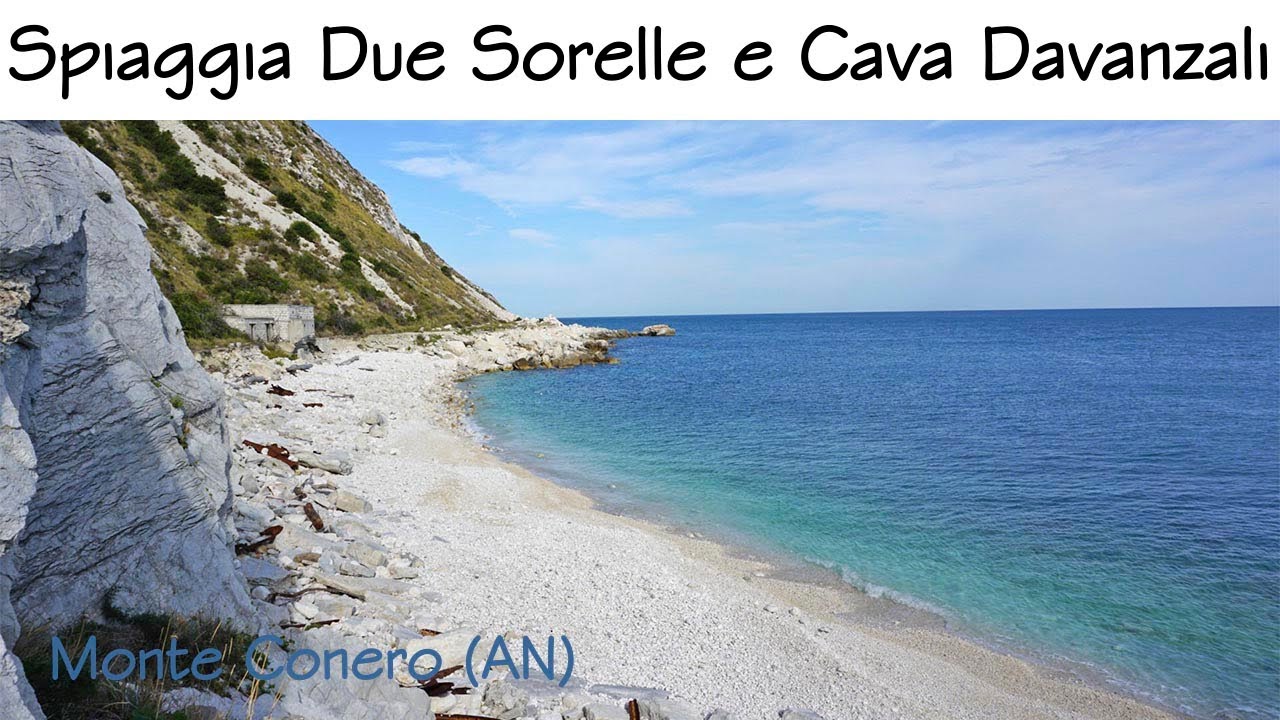 Spiaggia Due Sorelle e cava Davanzali
