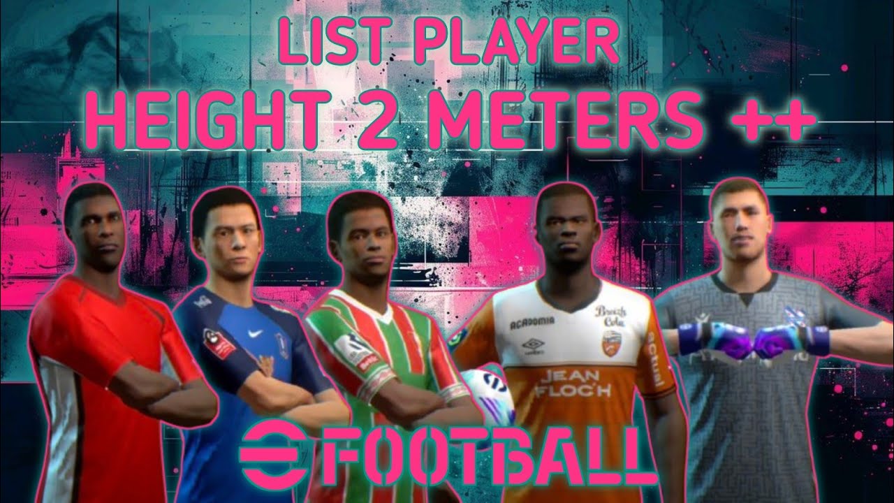 Player Dengan Tinggi Badan 2 Meter Atau Lebih