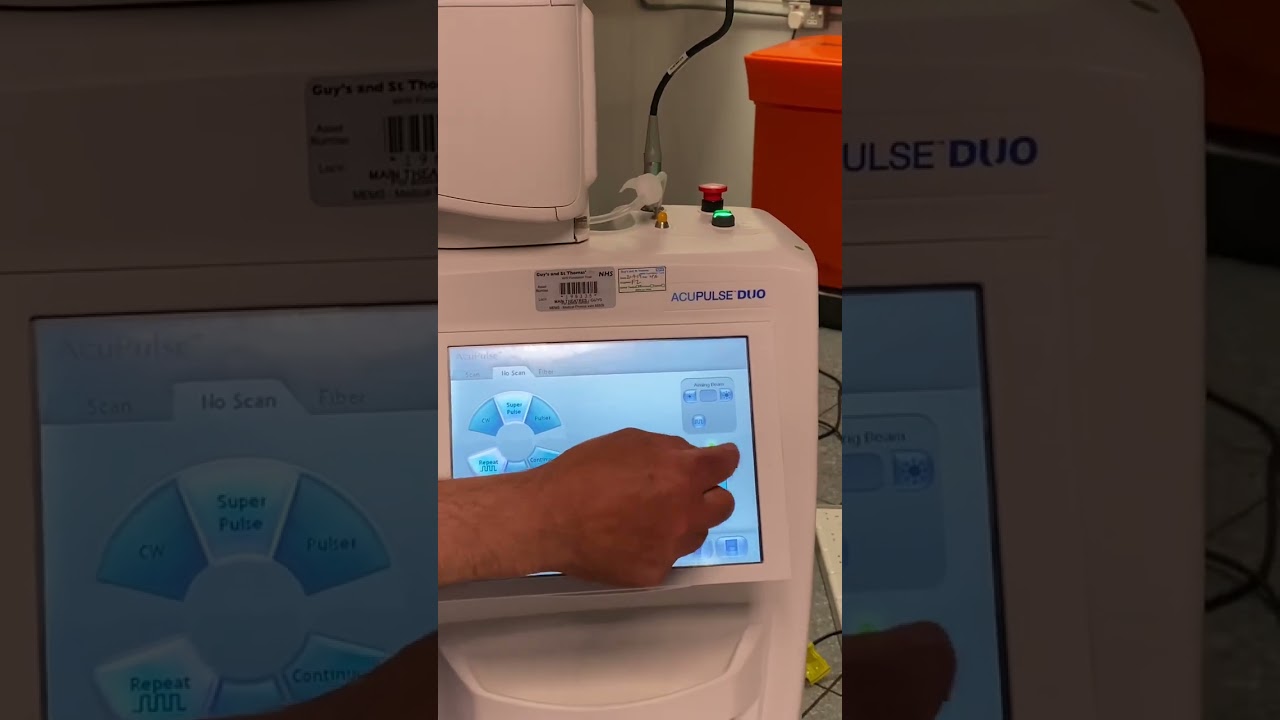 How to set up for Lumenis CO2 LASER in the Microscope (Laryngology Set-Up)