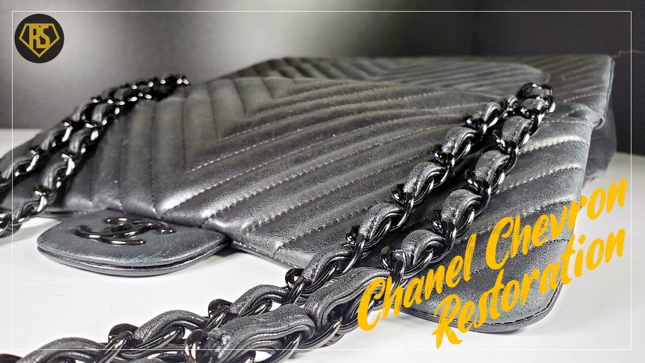 ASMRㅣChanel Chevron Flap Bag Restorationㅣ샤넬 쉐브론 플랩백 복원