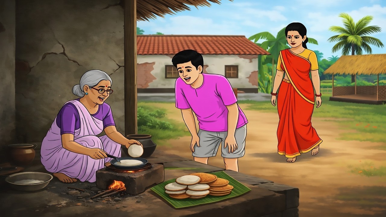 ঠাকুমার হাতের চিতই পিঠা | thakurmar jhuli | Bengali Fairy Talses Cartoon | Rupkothar Bangla Golpo