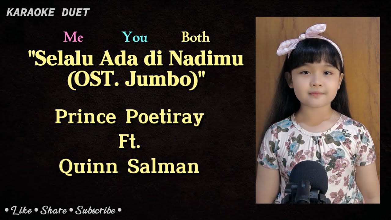 Selalu Ada di Nadimu (Karaoke Duet) | Part Cewek Tanpa Vokal Cowok | Prince Poetiray & Quinn Salman