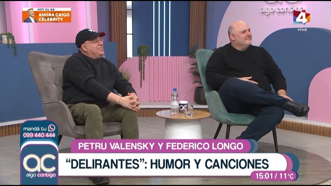 Algo Contigo - Petru Valensky y Federico Longo presentan "Delirantes"