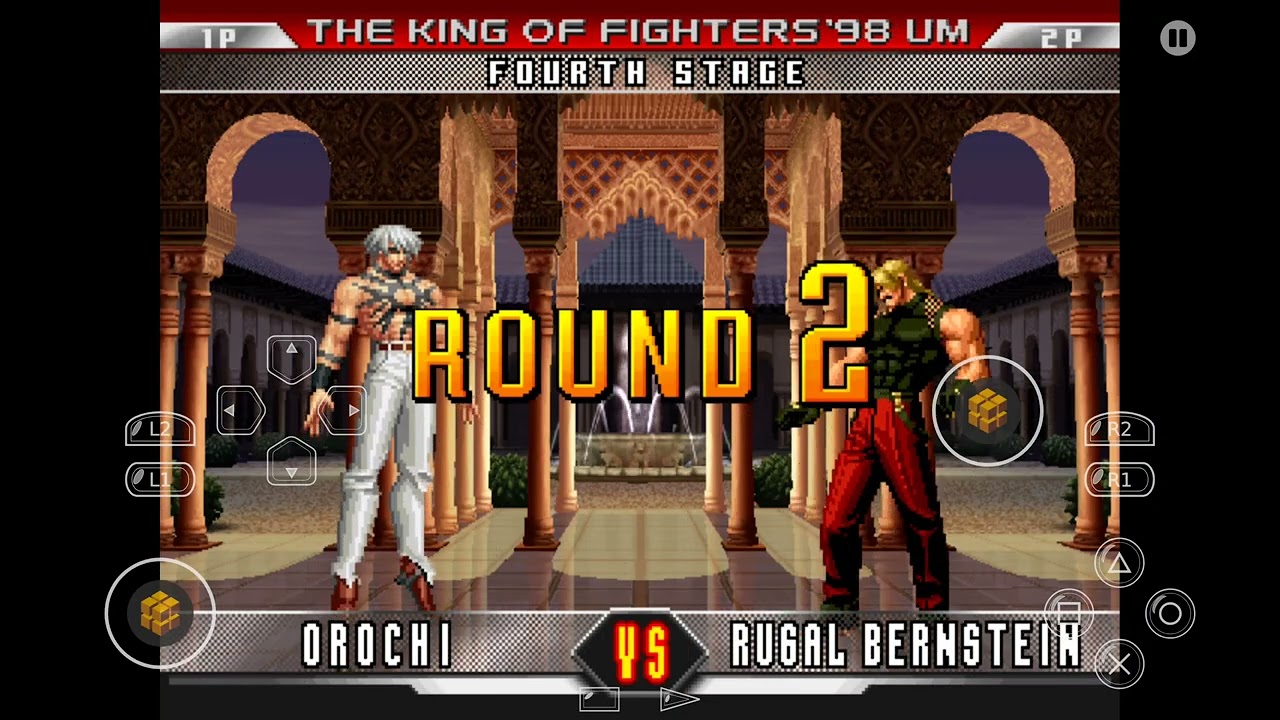 KOF 98 UM PS2: Orochi Playthrough ( Hardest )