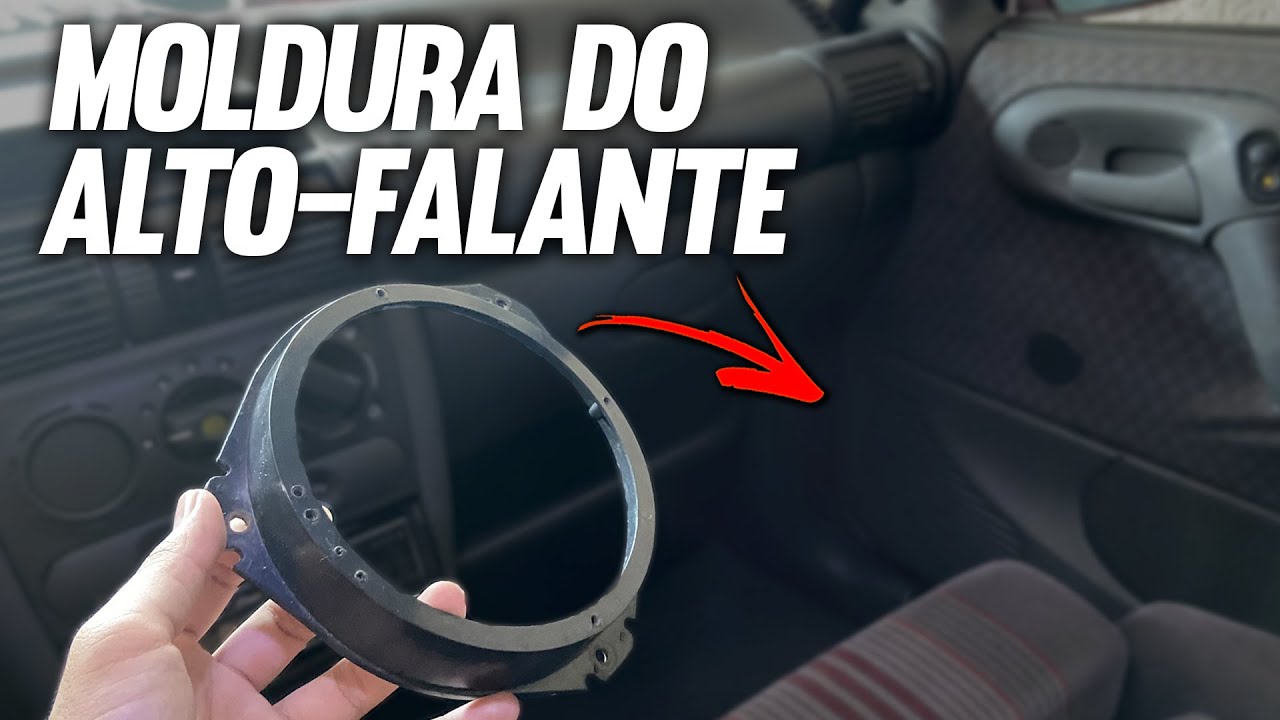 COMO FAZER MOLDURA DO ALTO FALANTE DE PORTA | Melhorou muito !