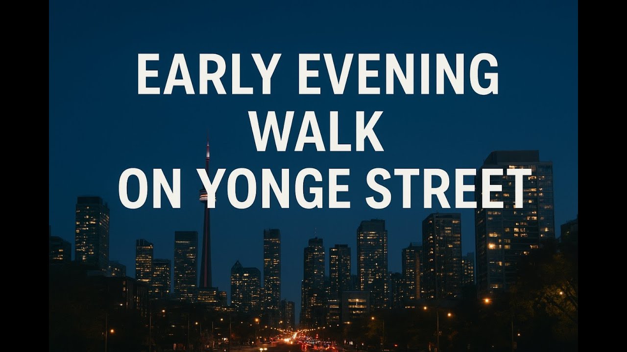 Evening Walk Yonge: #YouTube  #YouTuber  #YouTubeChannel  #YouTubeCreator  #YouTubeVideos  #Shorts