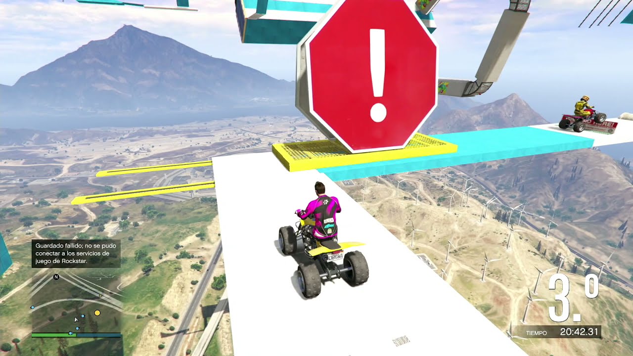 CARRERA 833.000% IMPOSIBLE MUY GUAPA EN GTA 5 ONLINE - GTA V ONLINE