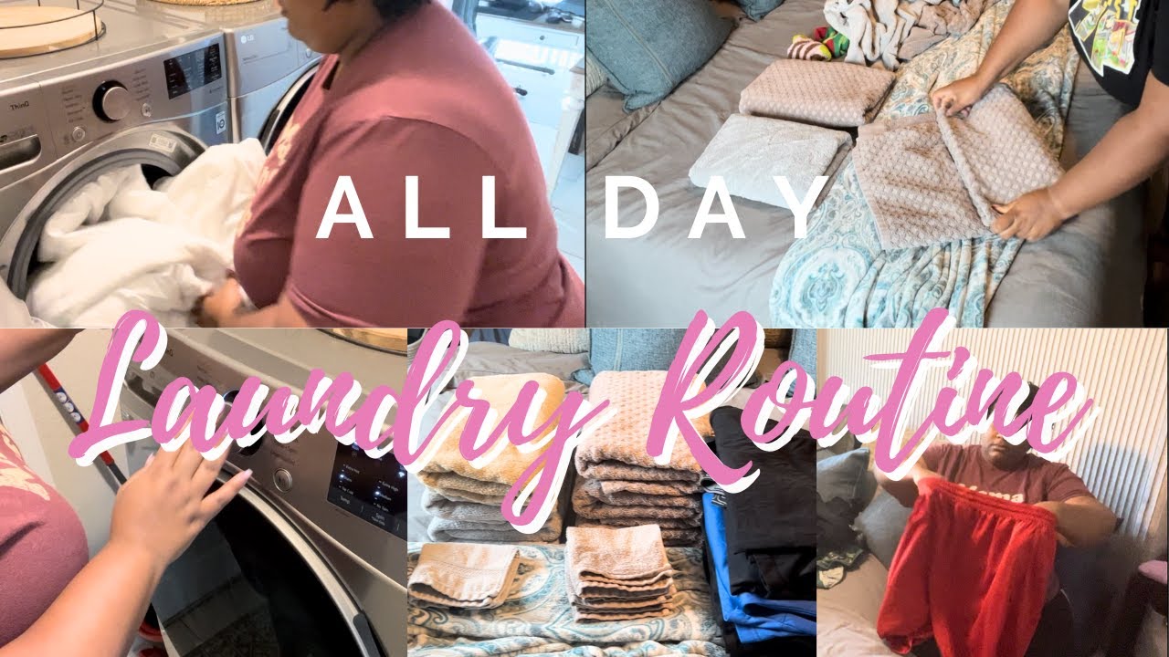 Extreme Laundry Motivation || All Day Laundry Routine