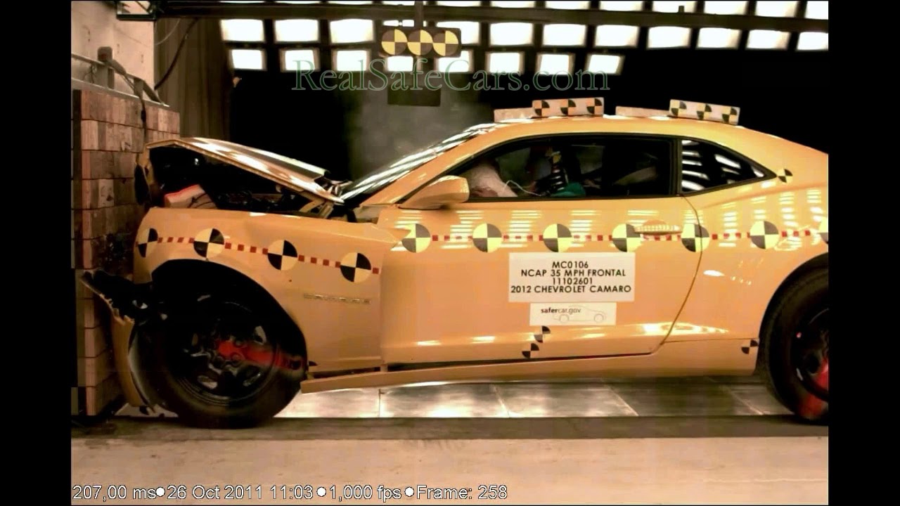 Chevrolet Camaro (2010-2012) Crash Tests (Side-Pole, Front, Side)