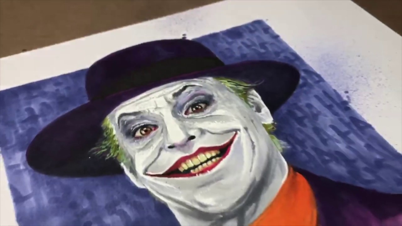 Joker Drawing - Marker Time-Lapse