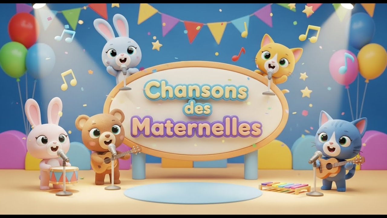 Chansons  des Maternelles 🎶 La Playlist Magique des Petits