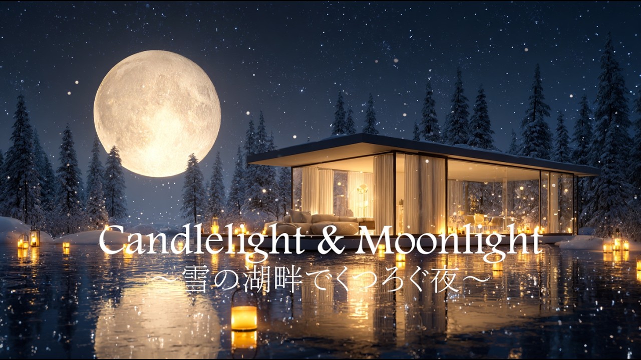 Candlelight & Moonlight～雪の湖畔でくつろぐ夜～