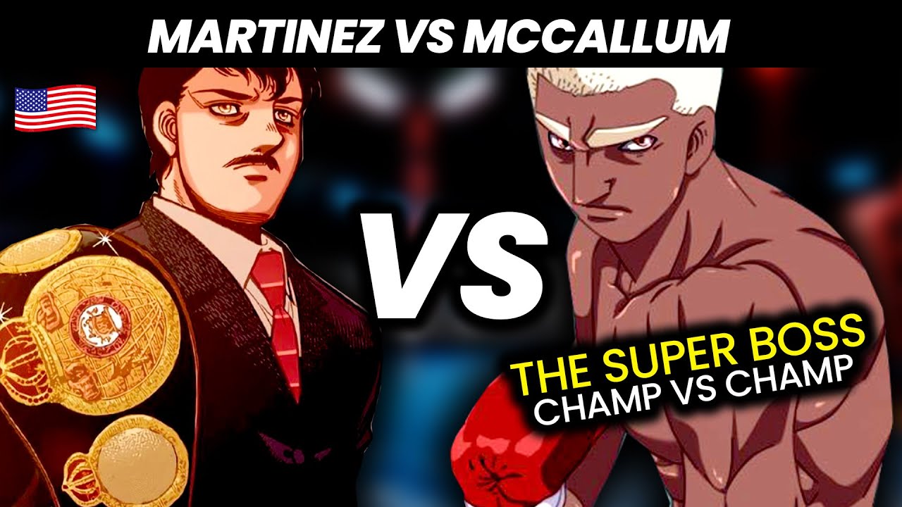 The OP final super boss of Hajime no Ippo!? | Ricardo Martinez vs Billy Mccallum