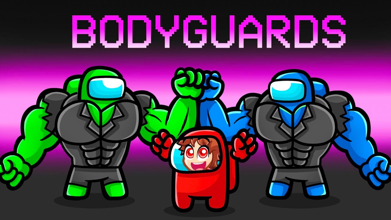 I Hired a BODYGUARD in Among Us With MY CRAZY FAN GIRLS...