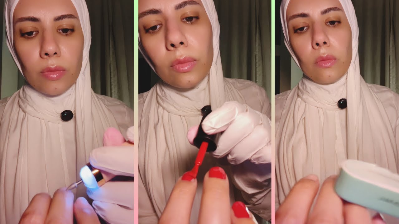 ASMR УХОД ЗА НОГТЯМИ 💅 Сеанс ухода за ногтями