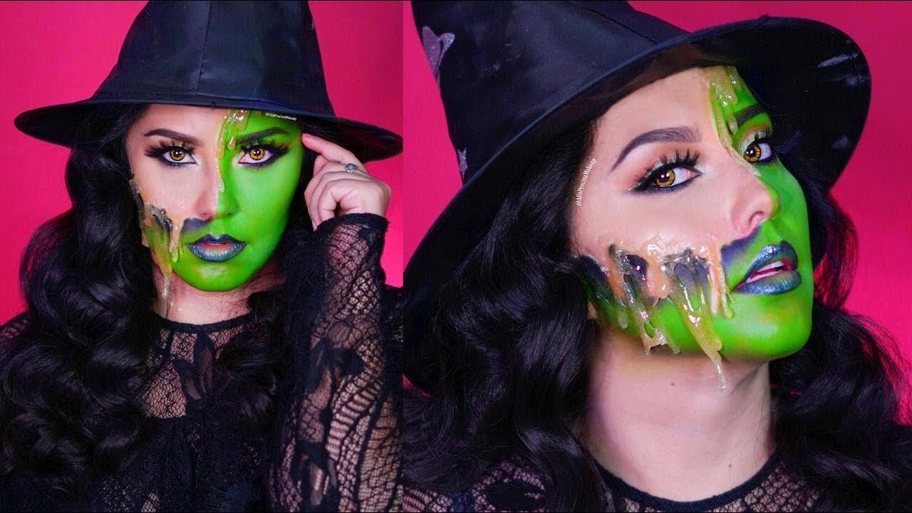 MAQUILLAJE DE BRUJA  / MAQUILLAJE PARA HALLOWEEN  / DISFRAZ DE  DÍA DE MUERTOS