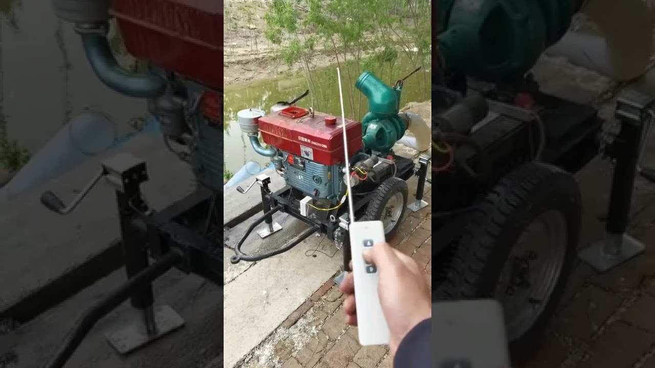 6 inch water pump with 20 hp diesel engine Remote start, Agricultural irrigation pump
