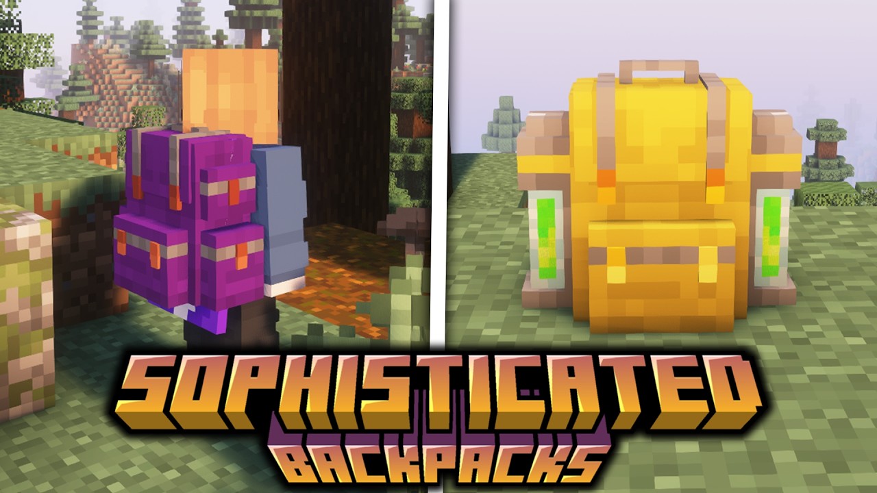 Изысканные рюкзаки &mdash; витрина модов Minecraft