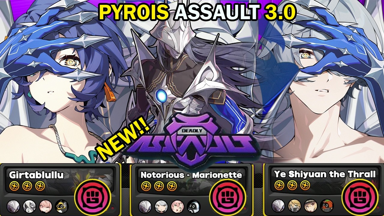 NEW Deadly Assault! | Pyrois F2P Teams Showcase! | 9 Star Clear | Zenless Zone Zero ZZZ 3.0【ゼンゼロ】