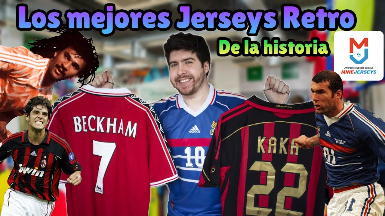 LAS MEJORES CAMISAS RETRO DE LA HISTORIA DEL FÚTBOL?! | JUGADORES LEGENDARIOS EN MINEJERSEY
