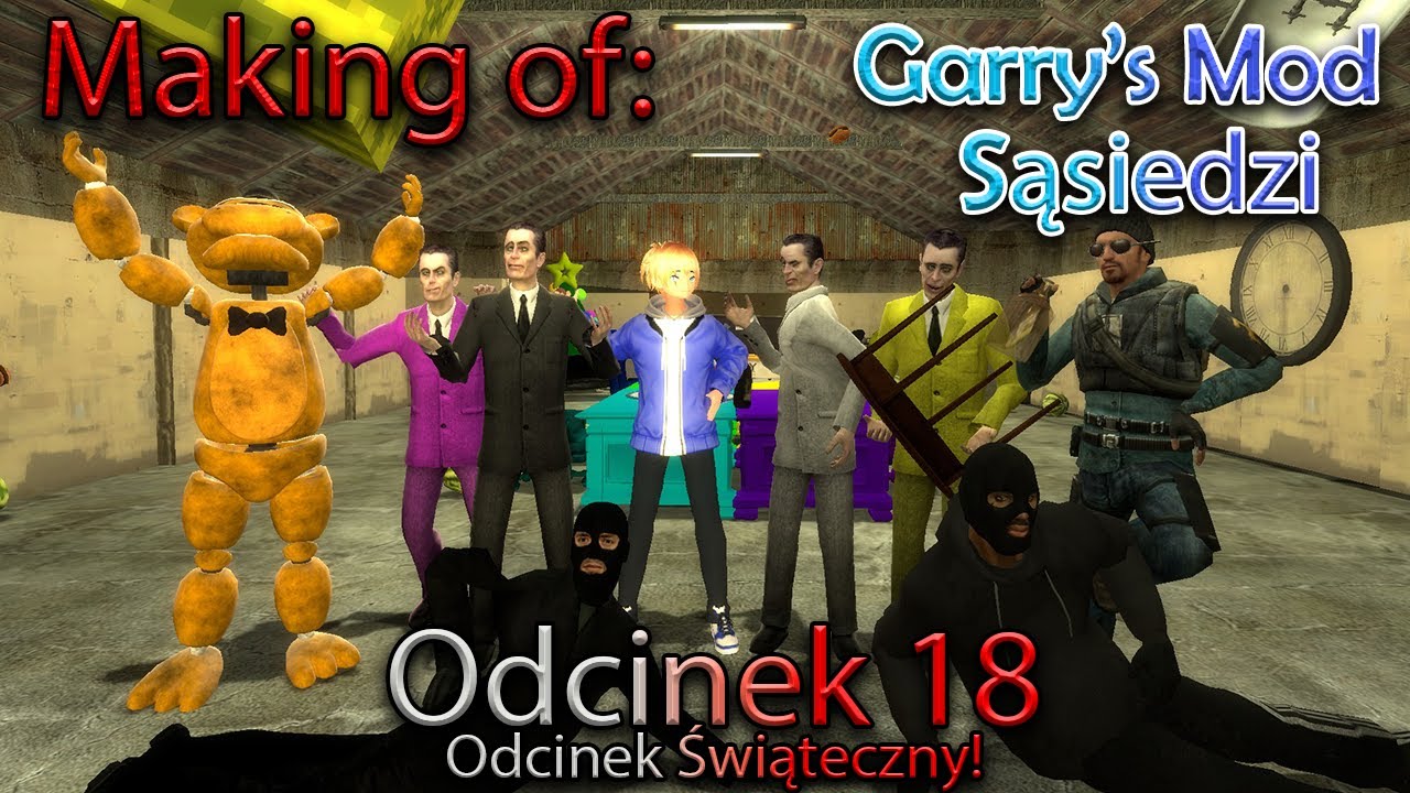[Garry's Mod] MAKING OF: Sąsiedzi - Zygmunt sam w Domu (Odc. 18) [Christmas Special]