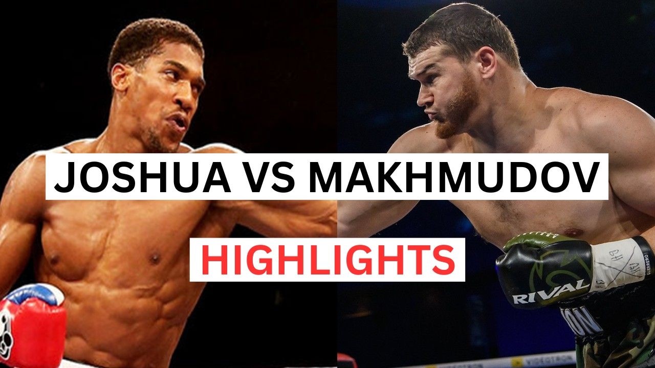 Anthony Joshua vs Arslanbek Makhmudov Highlights & Knockouts