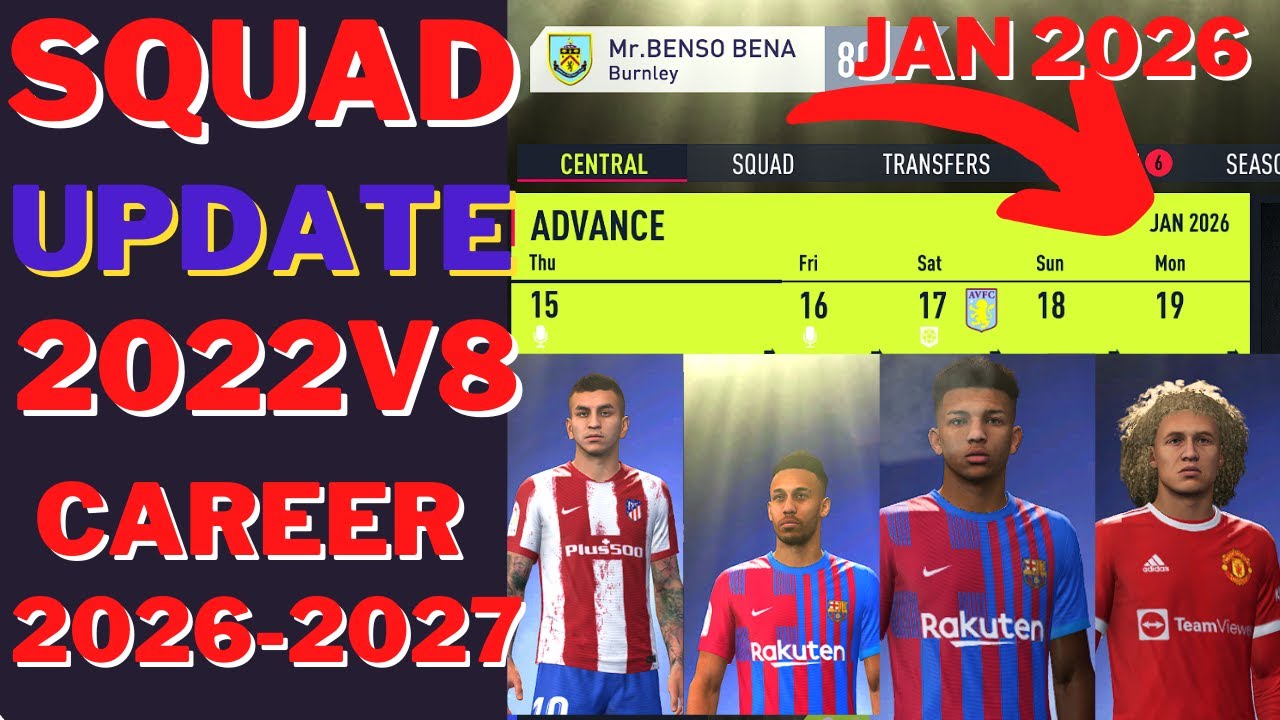 FIFA 19 SQUAD UPDATE 2022[MANAGER CAREER WORKING TO SEASON 2026-2027]