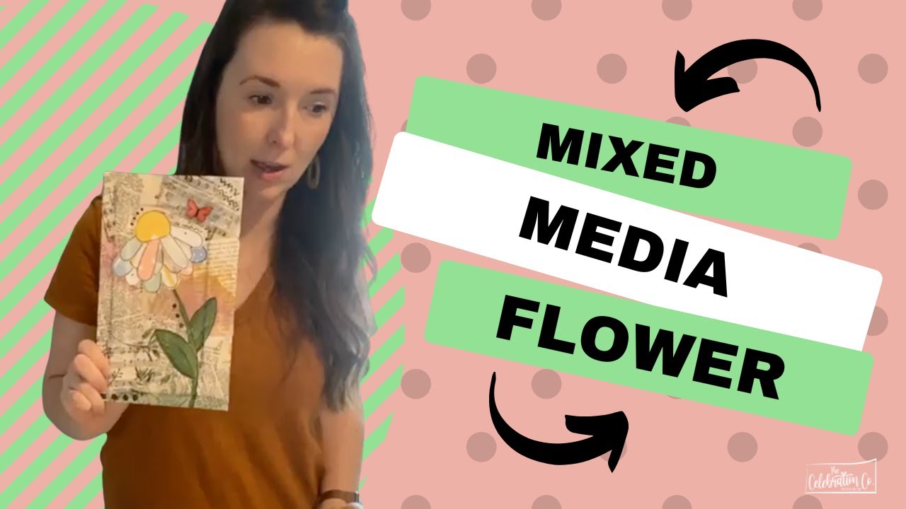 DIY Mixed Media ConeFlower Sign / Mixed Media, Vintage Inspired Sign