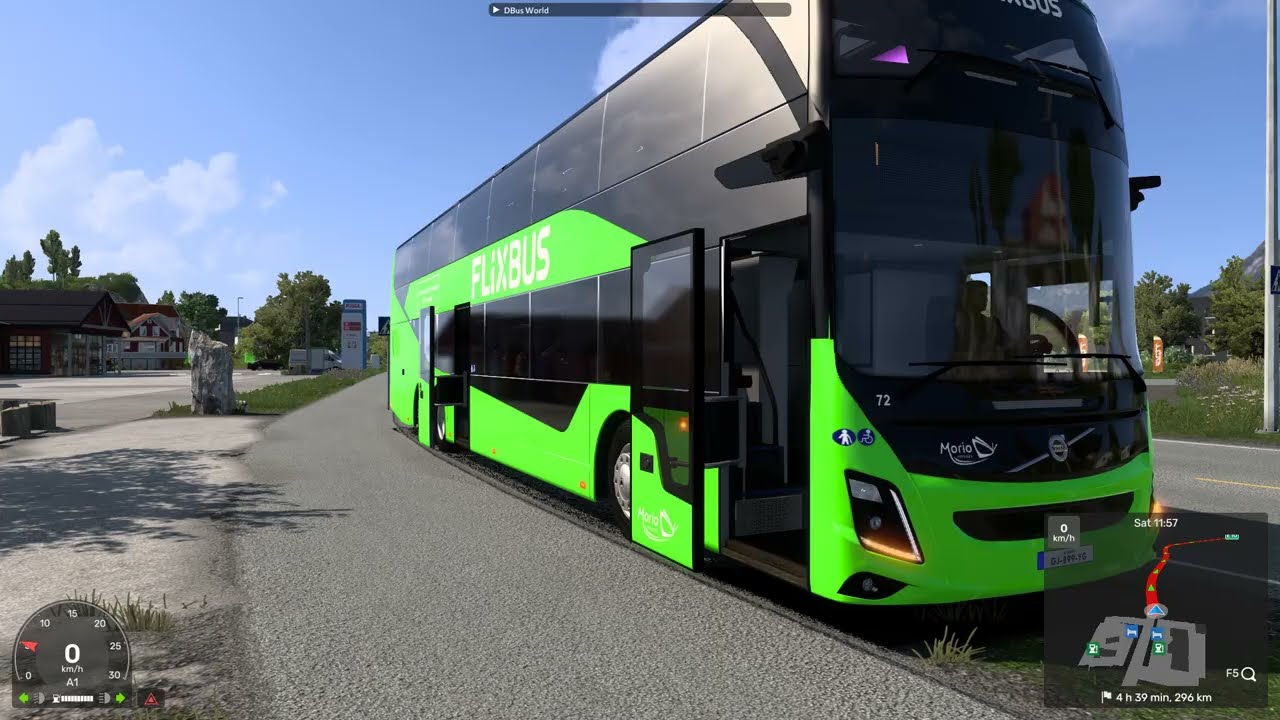 Euro Truck Simulator 2 Volvo 9700 Double Decker