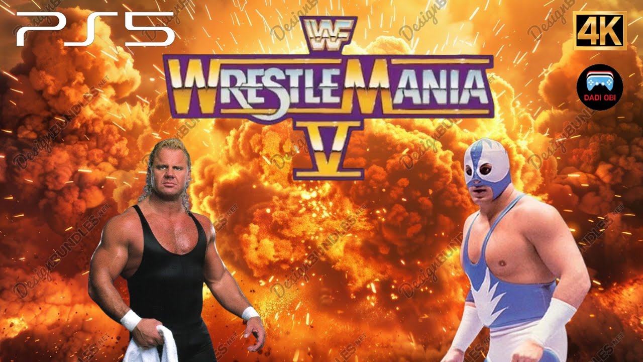 Mr. Perfect vs Blue Blazer - Wrestlemania 5 /WWE 2K25 / PS5