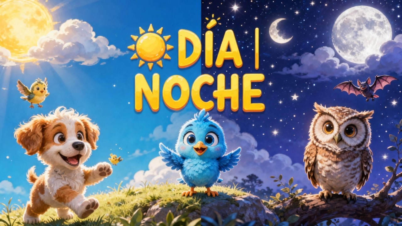 Animales Nocturnos y Diurnos 🌞🌙 | Los Exploradores de la Noche | Canción Infantil