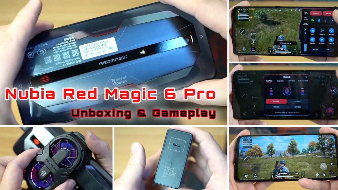 Nubia Red Magic 6 Pro - Unboxing & Gameplay Experience ( Gaming & Accessories etc., )