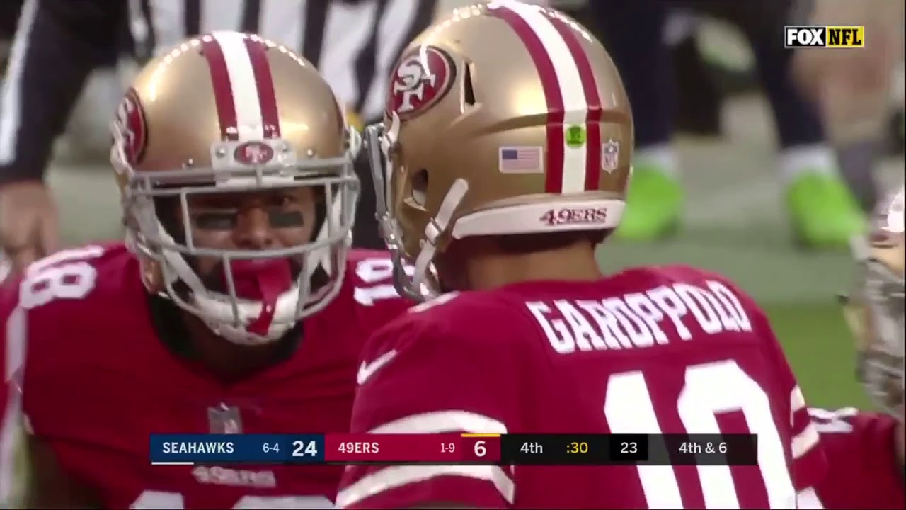 Jimmy Garoppolo first drive and TD as a 49er