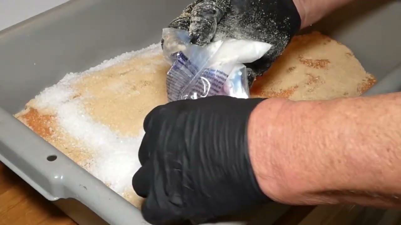 Saumon fumé à froid par recouvrement