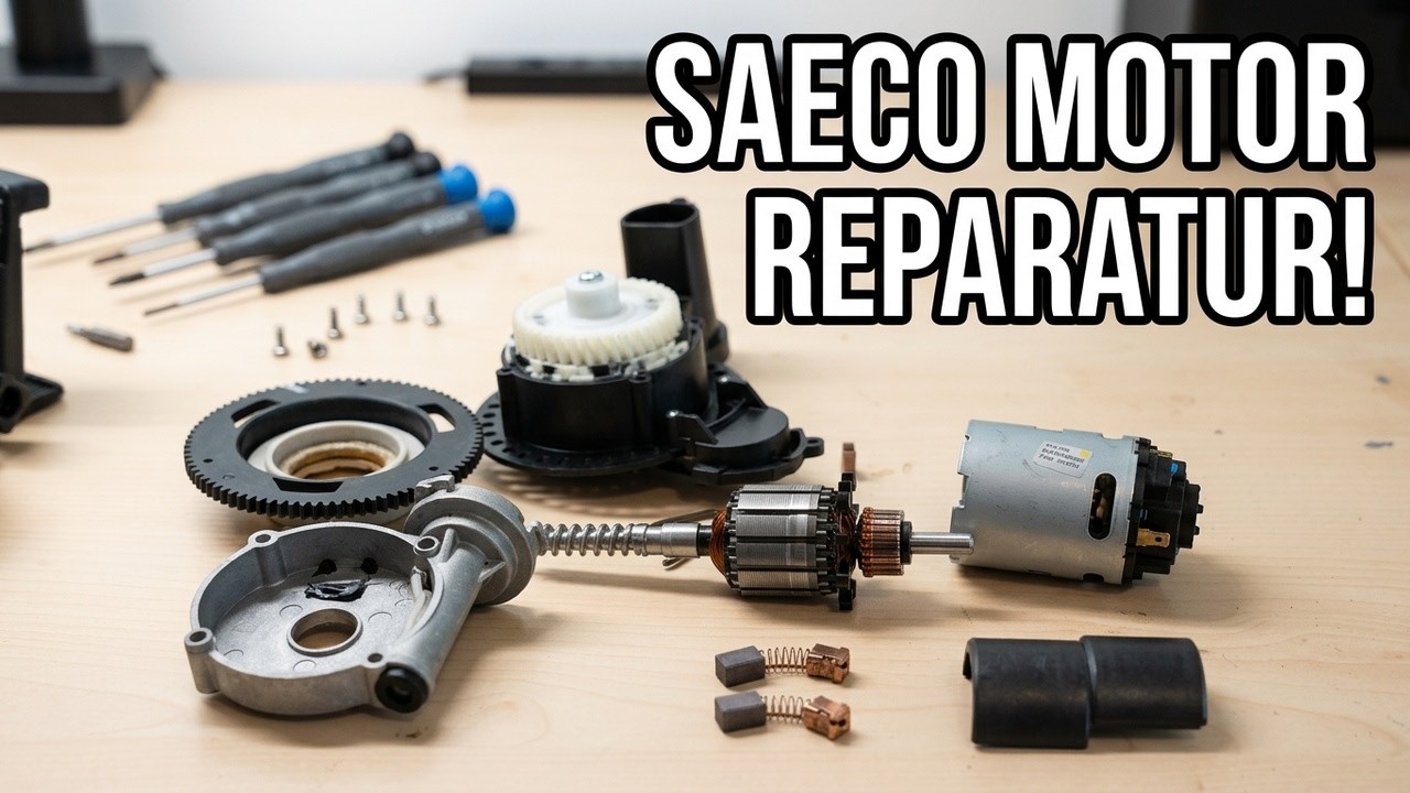 Saeco Philips EP Mahlwerk Motor komplett zerlegen Fehlersuche Rotor defekt /full open Grinder broken