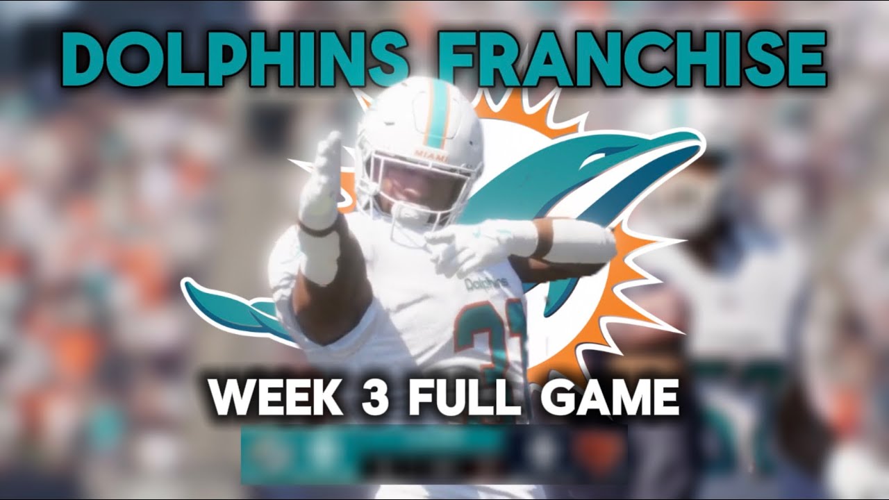 The WORST DEFENSE IN THE NFL | Dolphins Franchise Week 3 Full Game