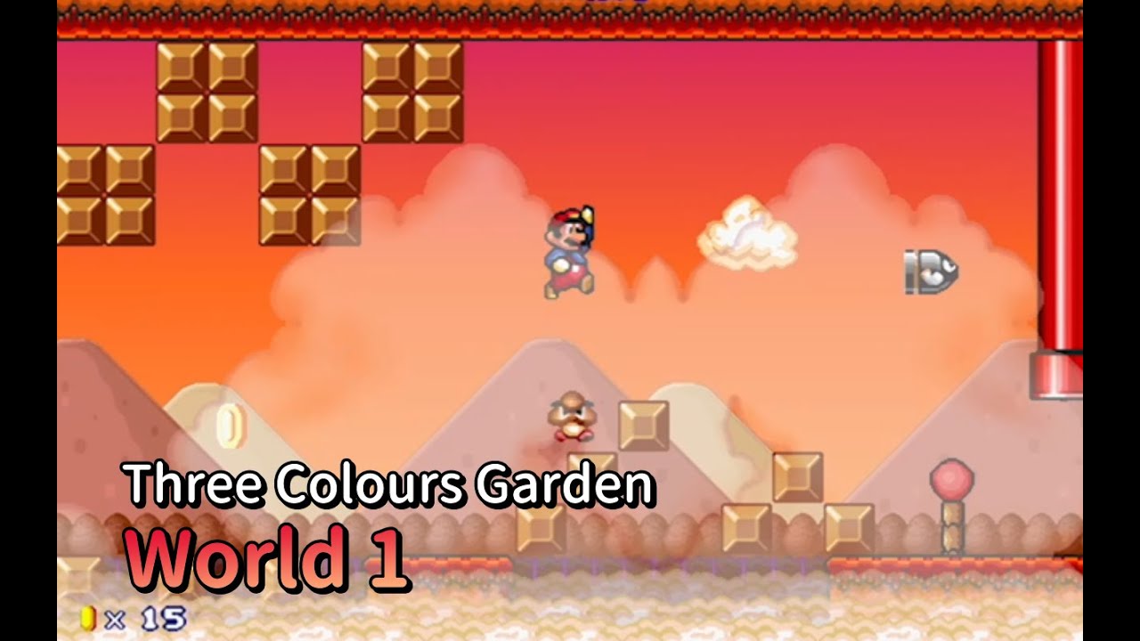 Mario Forever: Three Colours Garden · World 1 Walkthrough