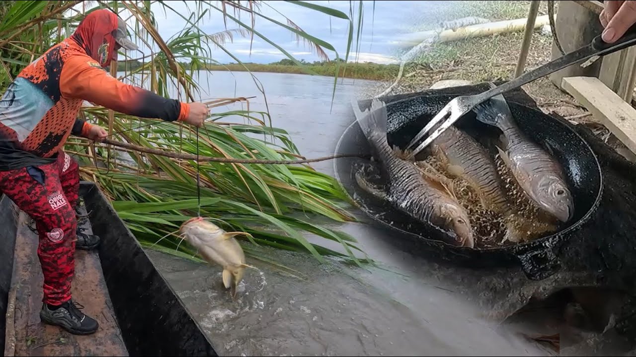 Amigos de la pesca capitulo 3 : Pescando en una laguna de puerto Lopez y en el río Casanare.