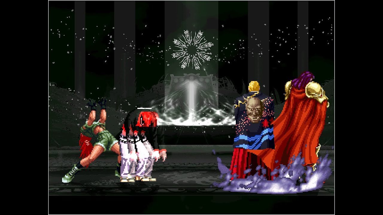 Orochi Iori & Orochi Leona vs Nightmare Gesse & Nightmare W. Krauser