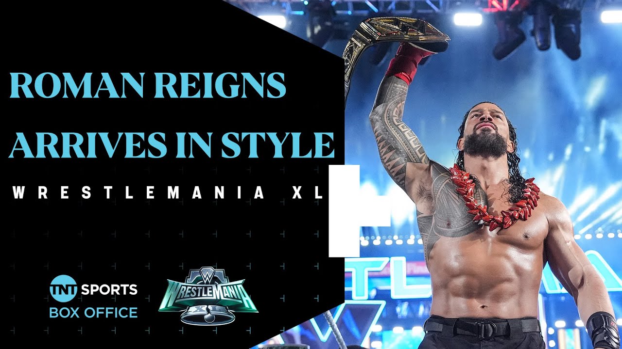 🩸 The Tribal Chief Roman Reigns honours The Bloodline in WrestleMania XL entrance