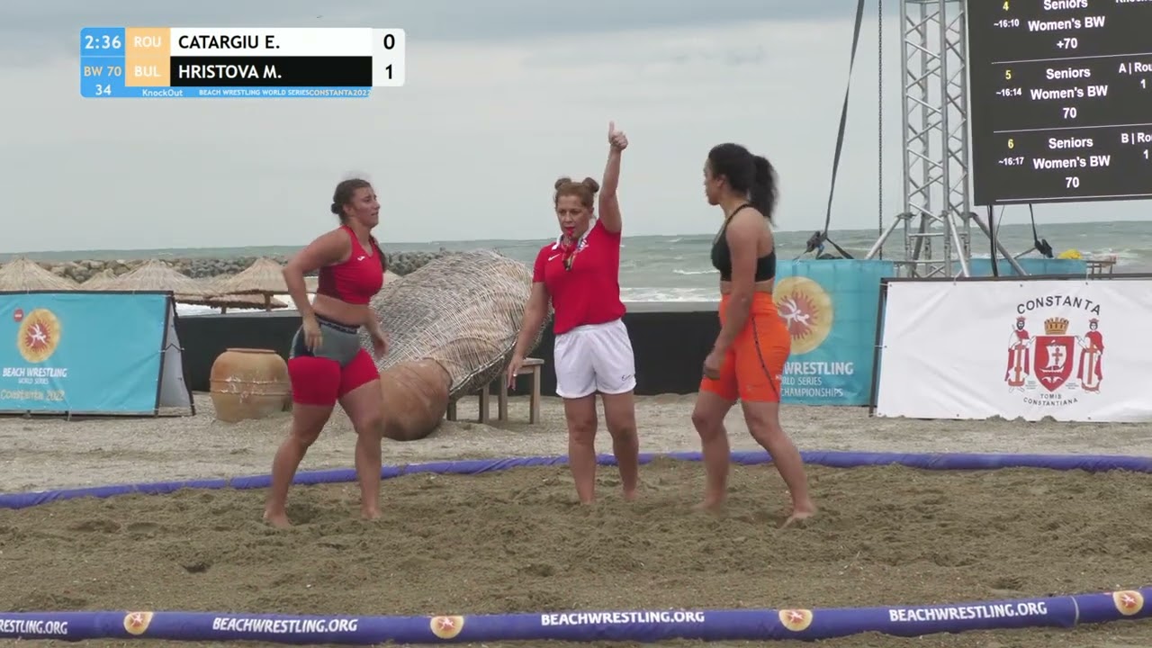 KnockOut Women's BW - 70 kg: E. CATARGIU (ROU) v. M. HRISTOVA (BUL)