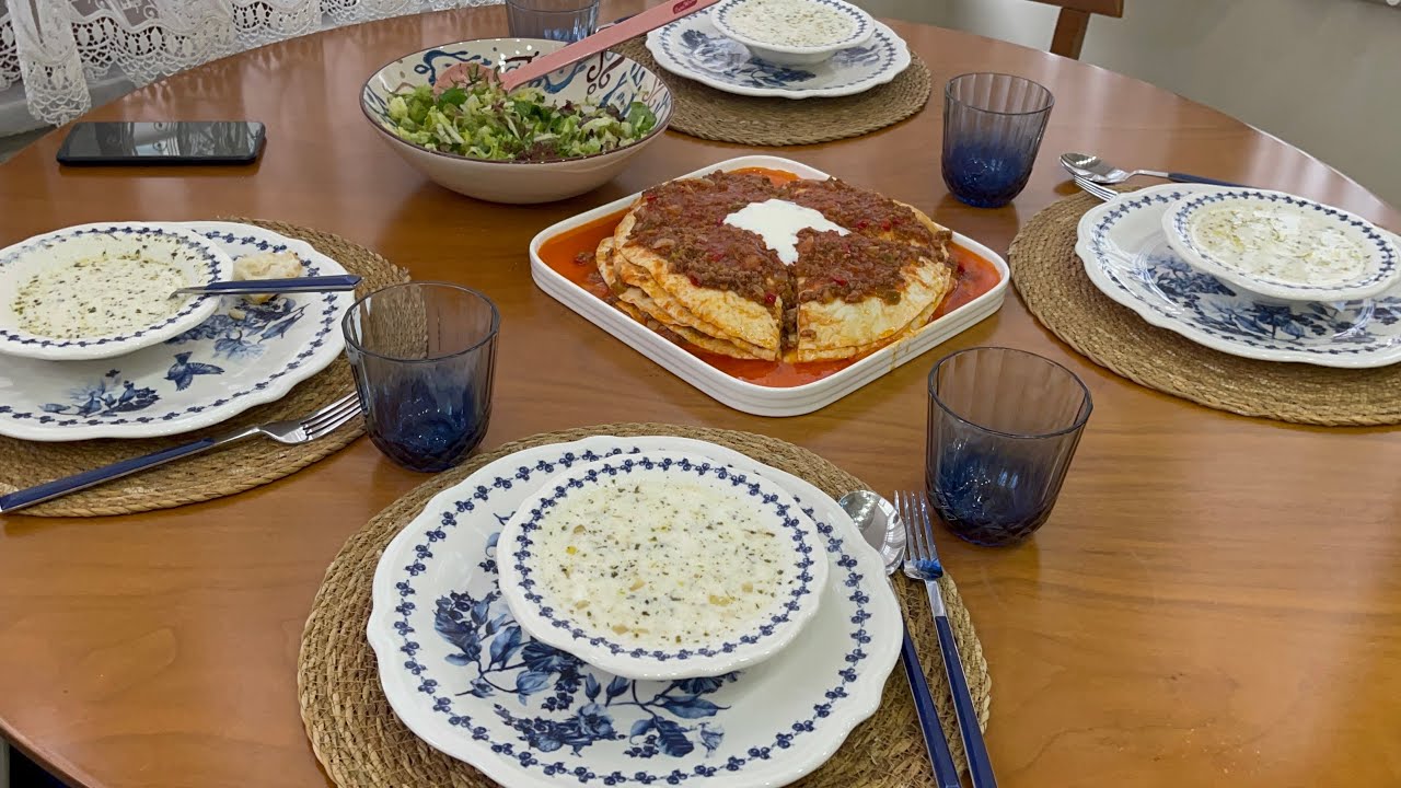 Eşimin Eve Dönmesine 2 Gün Kala Yaptığım Hazırlıklar ve Akşam Yemeği Kayseri Yağlama Kırdo spoonful
