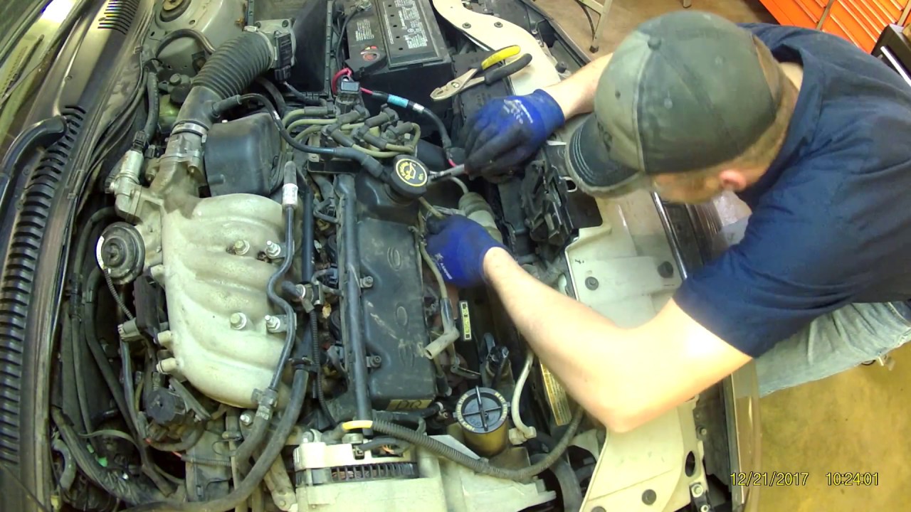 Tune Up On a 1999 Ford Tarus full, detailed