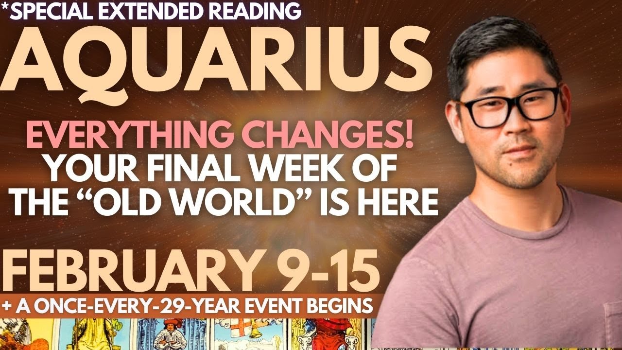 Aquarius - UNBELIEVABLY RARE SPREAD I NEVER PULLED IN MY TAROT CAREER 🌠 Feb 9-15 Tarot Horoscope