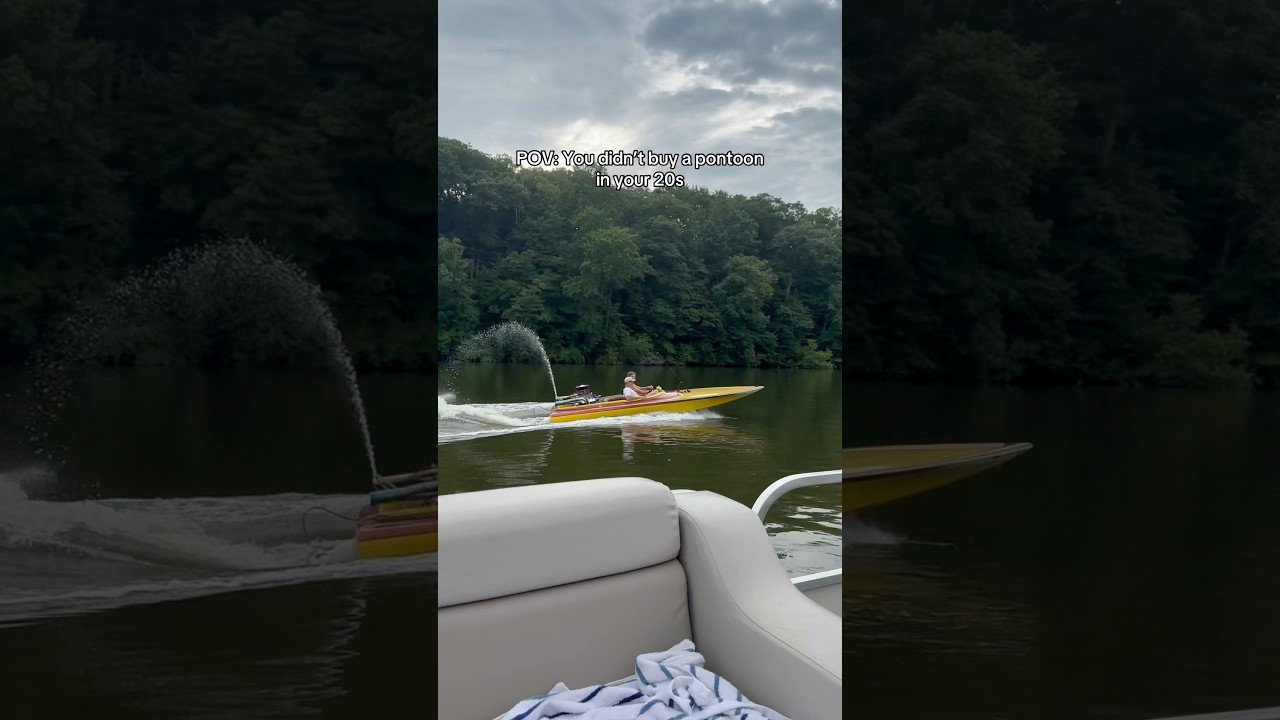 Best purchase I&rsquo;ve made.. #jetboat #boatengine #bigblock #roostertail #pontoon #fypage