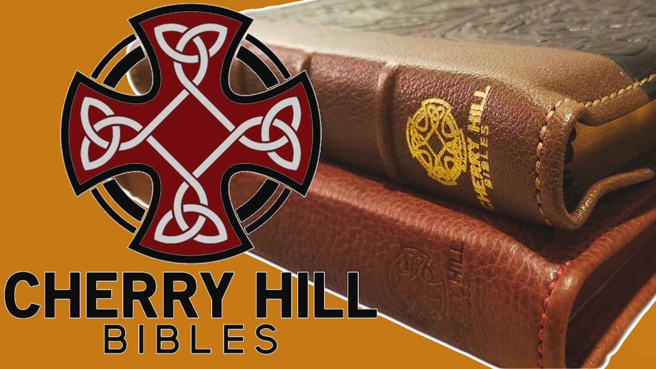 Cherry Hill Bibles - 3-секционная Римская+тисненая овчина ESV Credo и Brown Bison CSB Стих за сти...