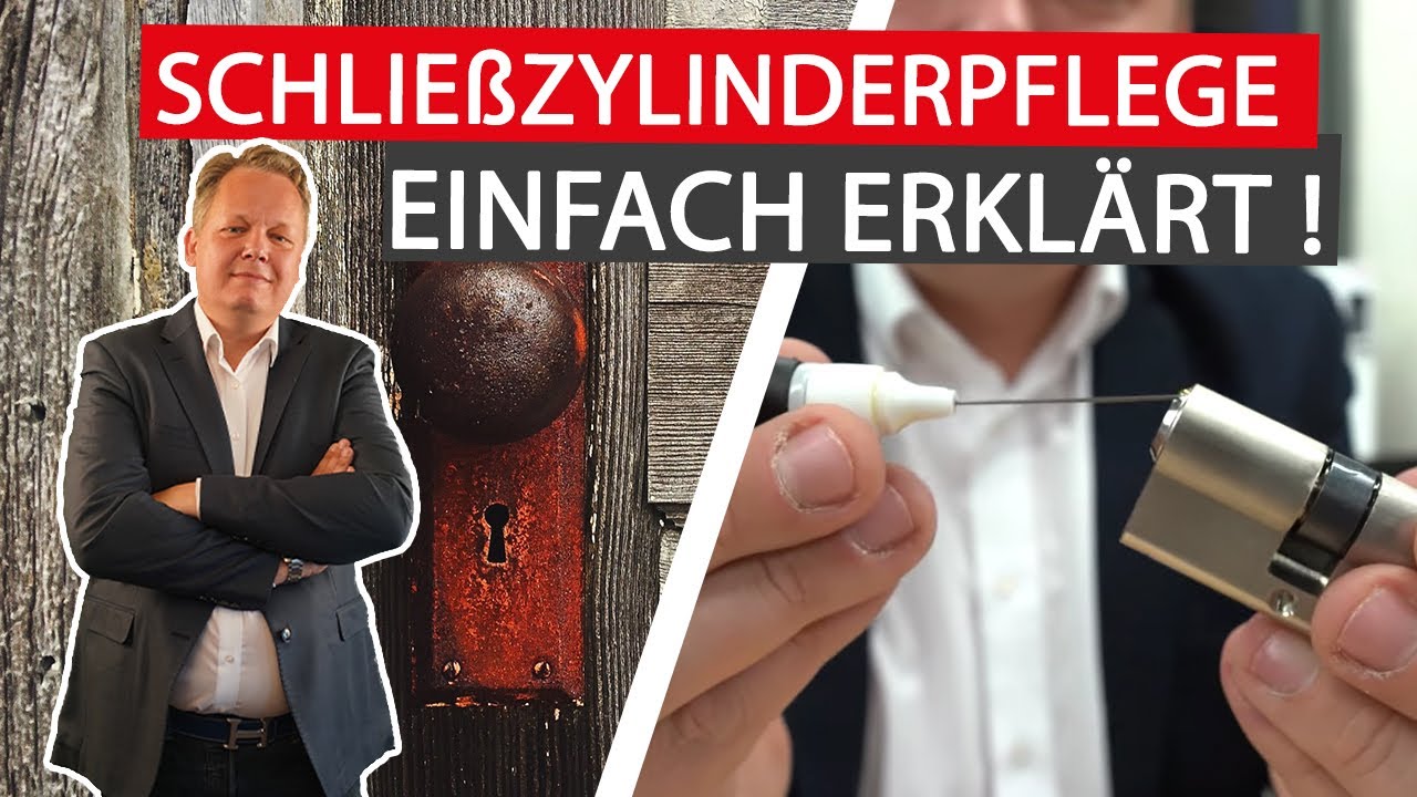 Schlie&szlig;zylinder pflegen | Was tun, wenn`s klemmt?