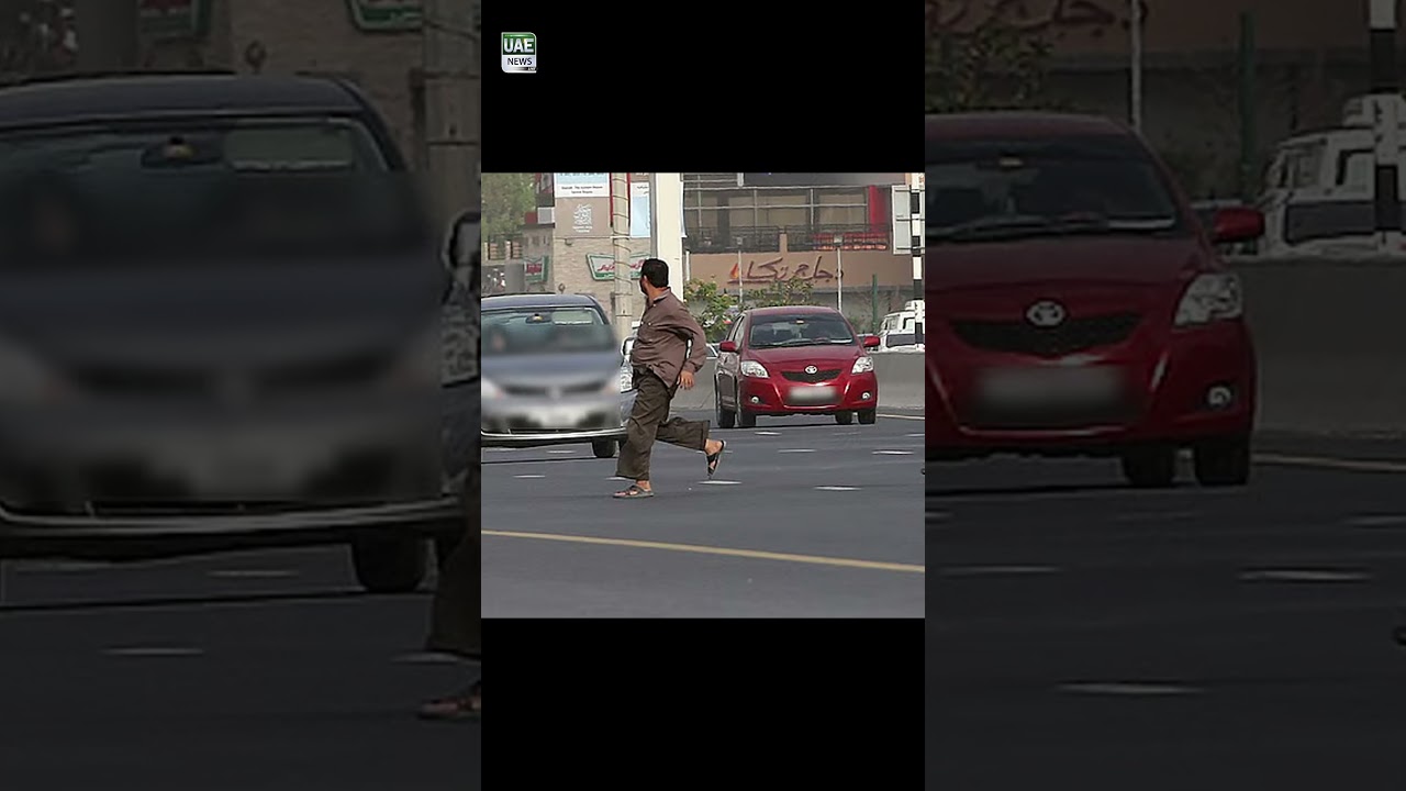 Sharjah Police Warning: Dh10,000 Fine & Jail for Jaywalking  #news #dubainews