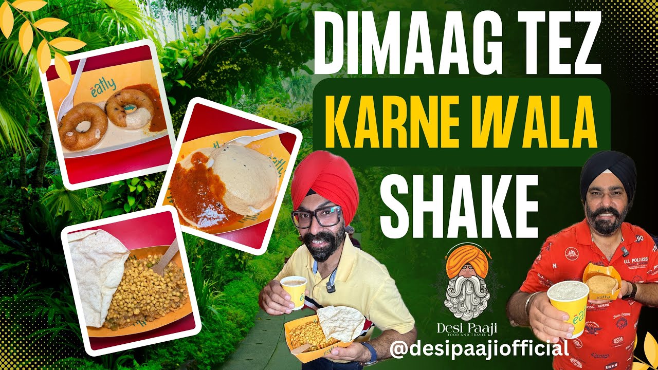 Dimaag Tez Karne Wala Shake 🧠💥 | Focus Milkshake at Eatly | South Indian Food in Delhi